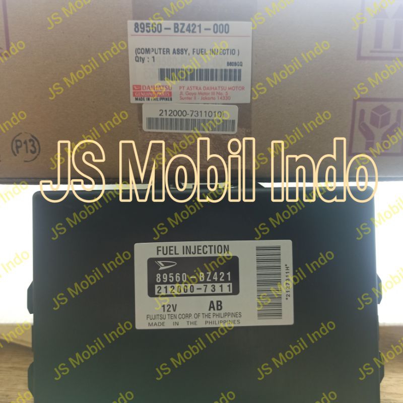 ECU Komputer Computer Daihatsu Terios Original Asli  89560-BZ421 89560-BZ420 Asli Resmi