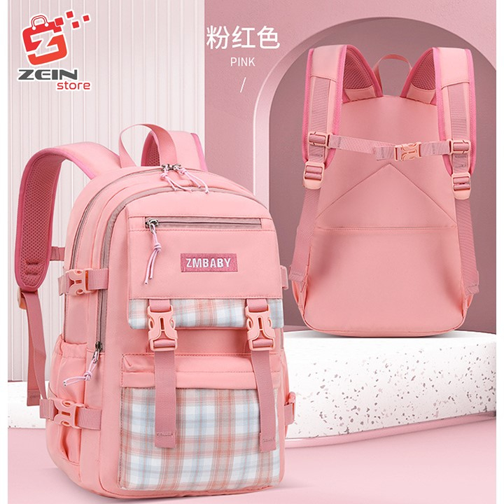 ZHIMA BABY 5221 Ori9inal 100% - Tas Ransel Sekolah Import Best Quality - Tas Ransel Korea - Ransel Anak Sekolah SD SMP SMA