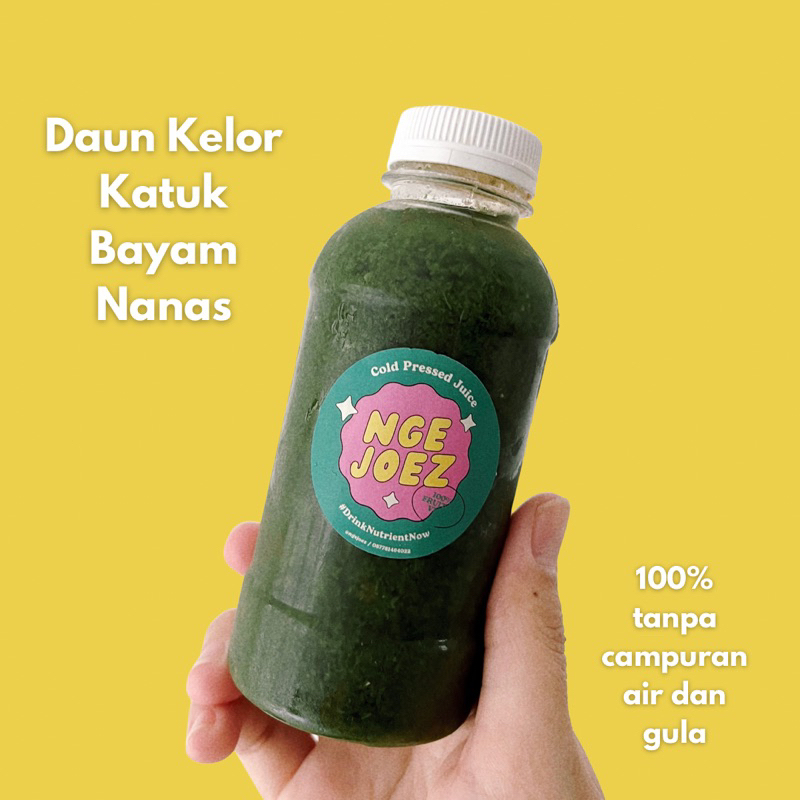 

Jus Daun Kelor / Cold Pressed Juice Ngejoez