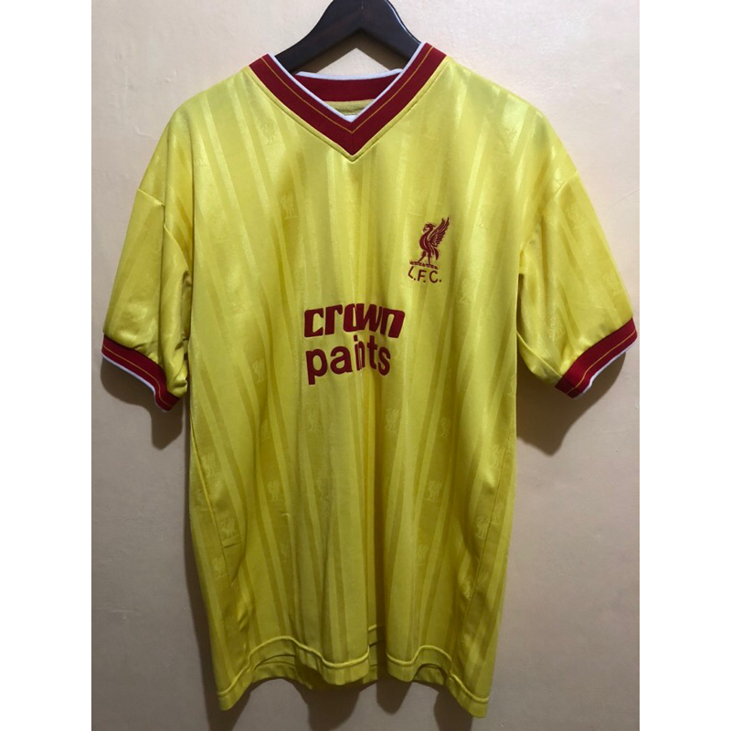 jersey liverpool 1986/87 retro original score draw