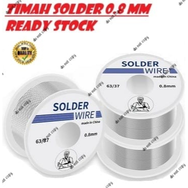 Timah Solder 0.8mm 63/37 Timah Gulung Solder 0.8mm Solder Timah