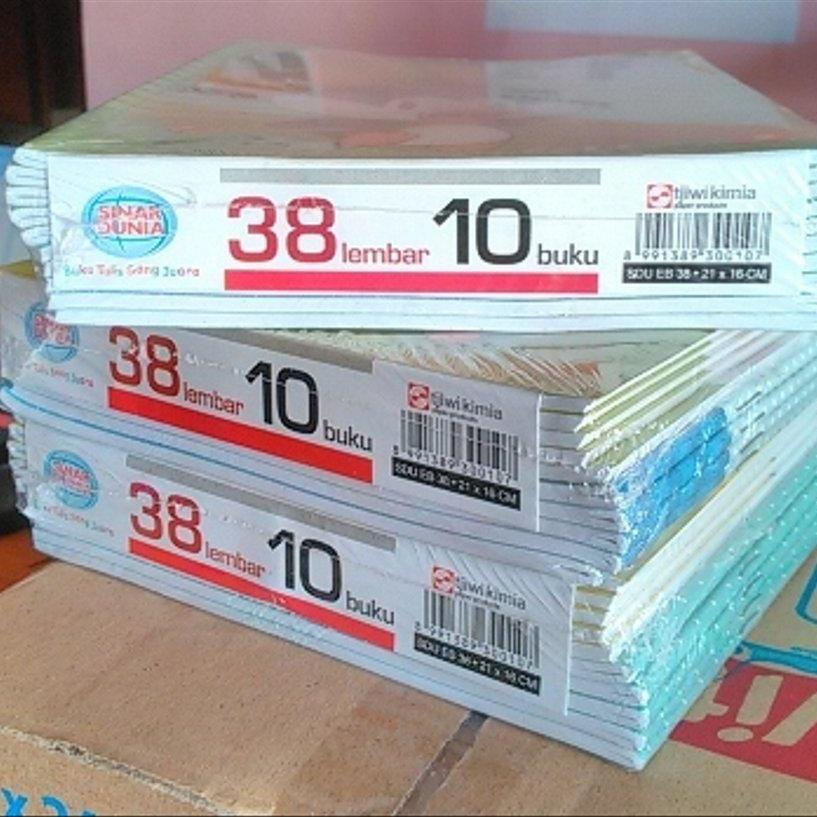 

ECER Buku Tulis Bergaris SIDU SKOLA isi 38 lembar