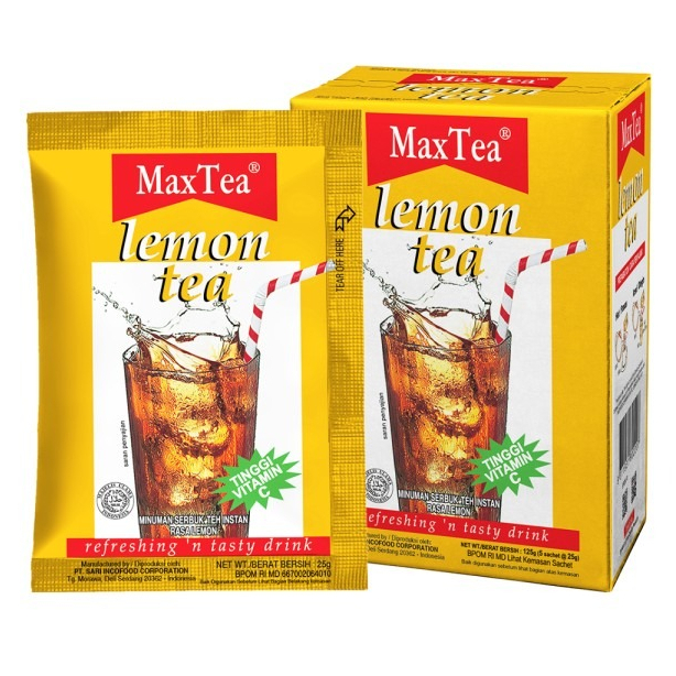 

MaxTea Lemon Tea 25gr Minuman Serbuk Teh Rasa Lemon