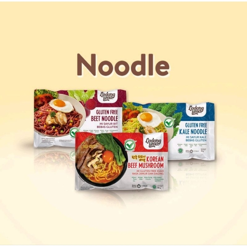 

Ladang Lima - Mie Korea Gluten Free 94 gr - Bebas Gluten - Mie Halal