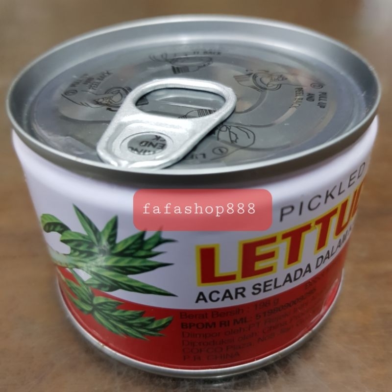 

Jaisin/pickled lettuce/acar selada dalam kaleng Narcissus 198gr