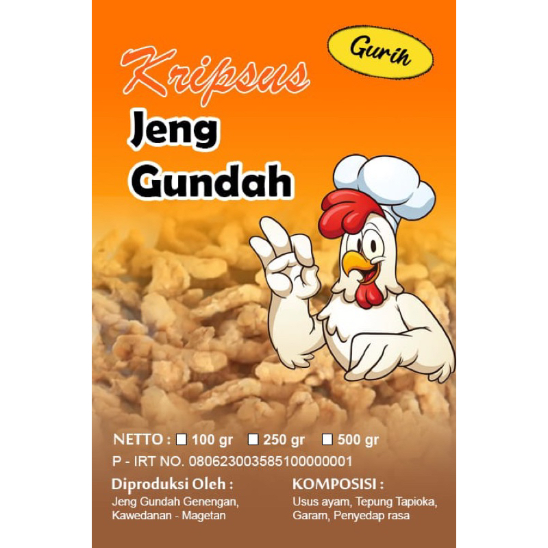 

KRIPIK USUS ORIGINAL