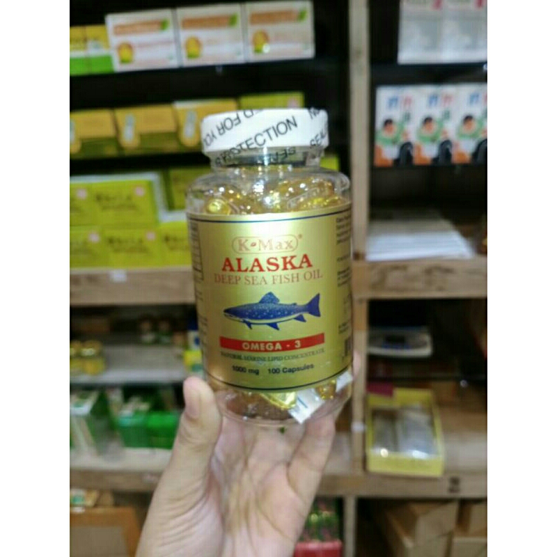 Omega 3 k max minyak ikan alaska kmax deep sea fish oil super salmon