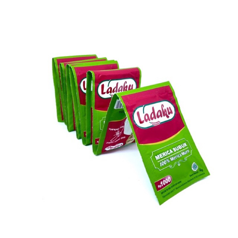 

Ladaku Merica Bubuk Sachet (3 Gram) - Ladaku Jual Satuan/ Jual per Renceng 1 Renceng 12 Sachet