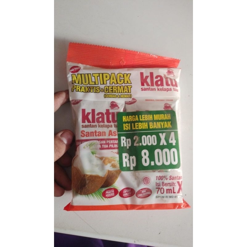 

santan bubuk klatu isi 4 pcs