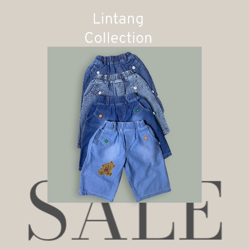 CELANA JEANS ANAK 7/8 BORDIR KEKINIAN TERBARU