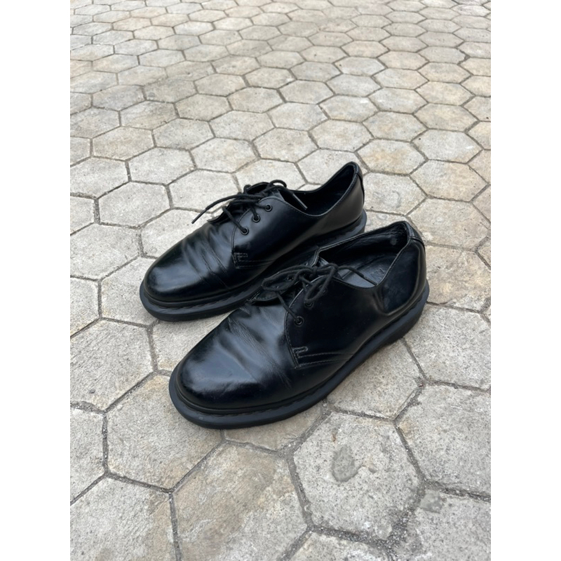 dr martens 1461 mono black