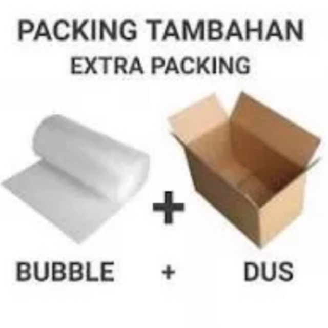 

Extra Packing Kardus/Bubble Wrap