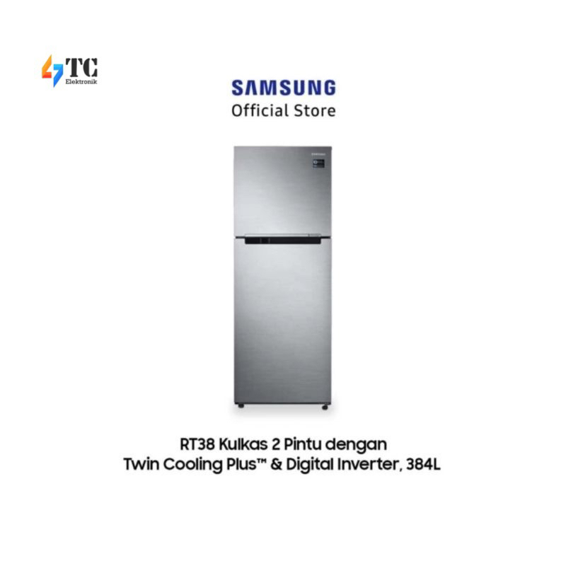 Kulkas 2 Pintu SAMSUNG RT38K5032S8 Kaps 384 Liter