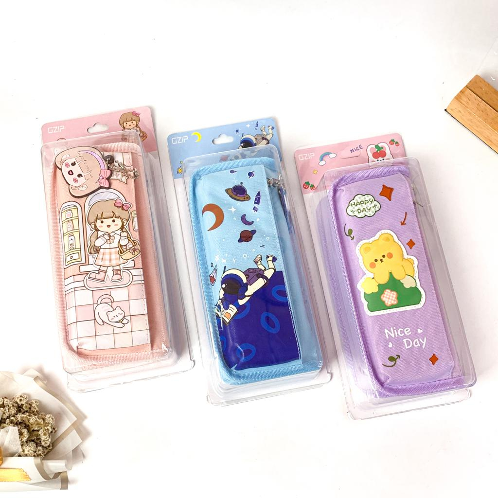 

TEMPAT PENSIL KOTAK PENSIL ANAK / Kotak Pensil Karakter / Kotak Pensil Kain Fancy