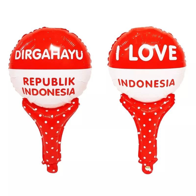 BALON PENTUNGAN HUT RI MERAH PUTIH INDONESIA
