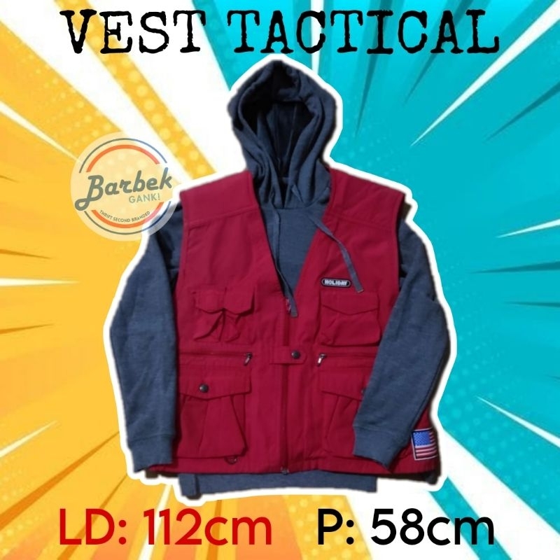 vest tactical Jumbo preloved second