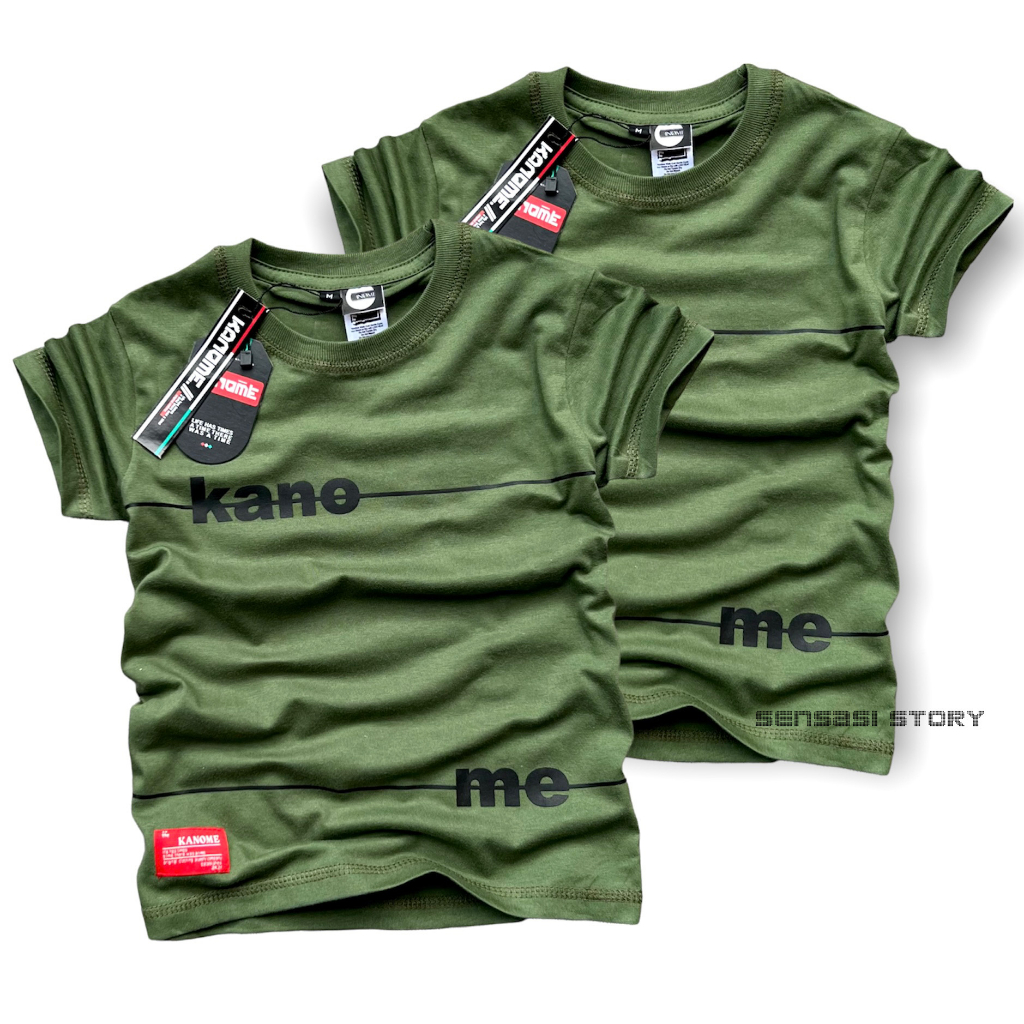 KANOME Baju Kaos Distro Anak Usia 1-12 Tahun,Baju anak laki laki
