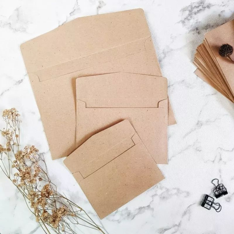 

AMPLOP VINTAGE - DAILY ENVELOPE - AMPLOP HITAM - Pulp.co