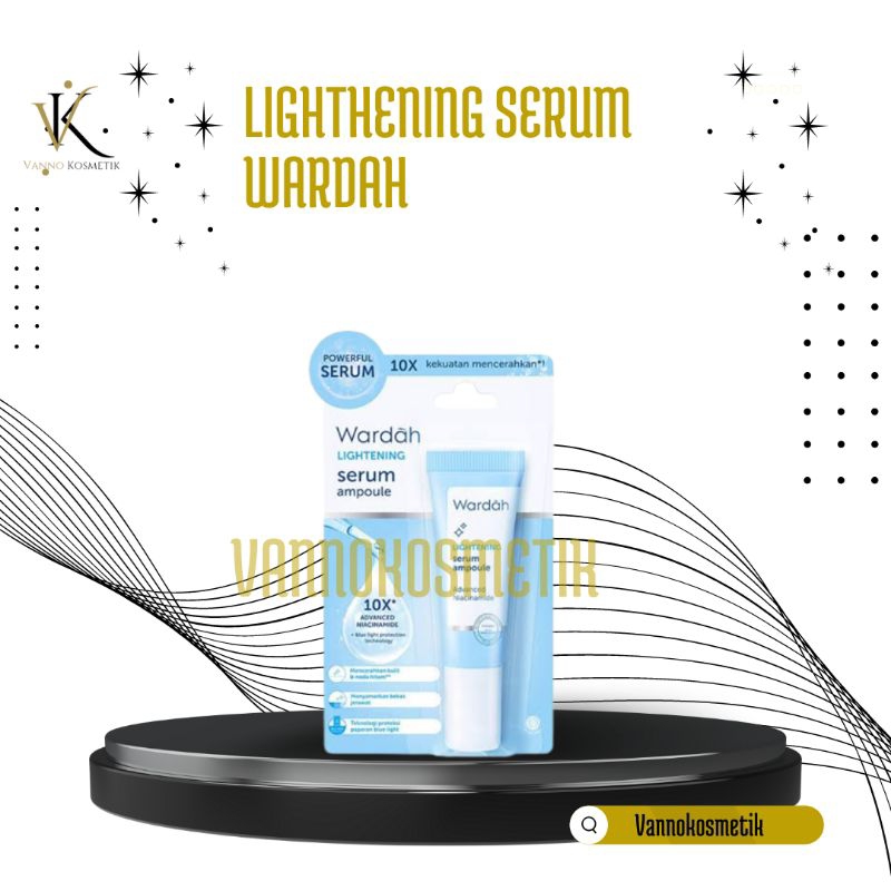 ⭐V.K 88⭐ WARDAH Lightening Serum Ampoule 8 ml - Serum Wajah | Skincare Serum | Serum Pelembab | Glow