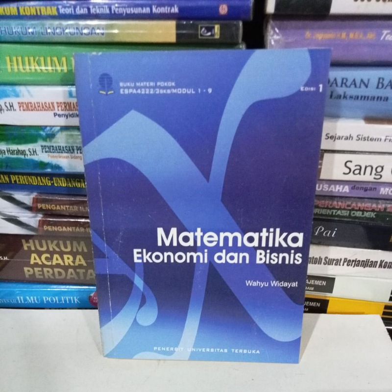 Buku MATEMATIKA EKONOMI DAN BISNIS.