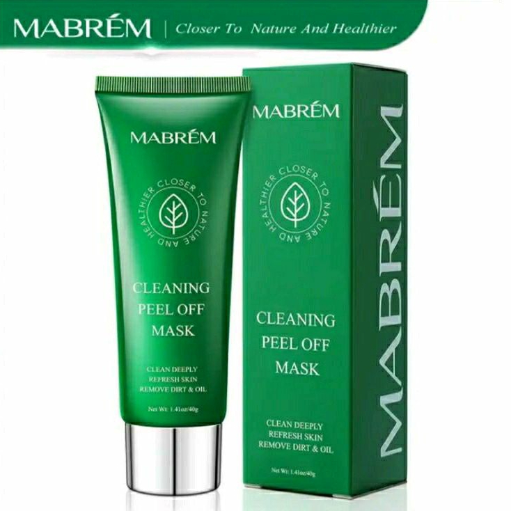 Mabrem Masker Wajah Acne, Penghilang Komedo, Mengecilksn Pori