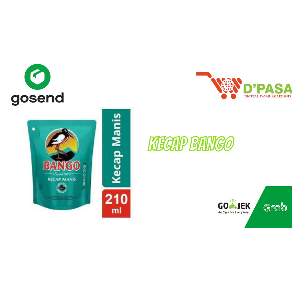 

KIRIM INSTAN Bango Kecap Manis Pouch Flatpack 210Ml
