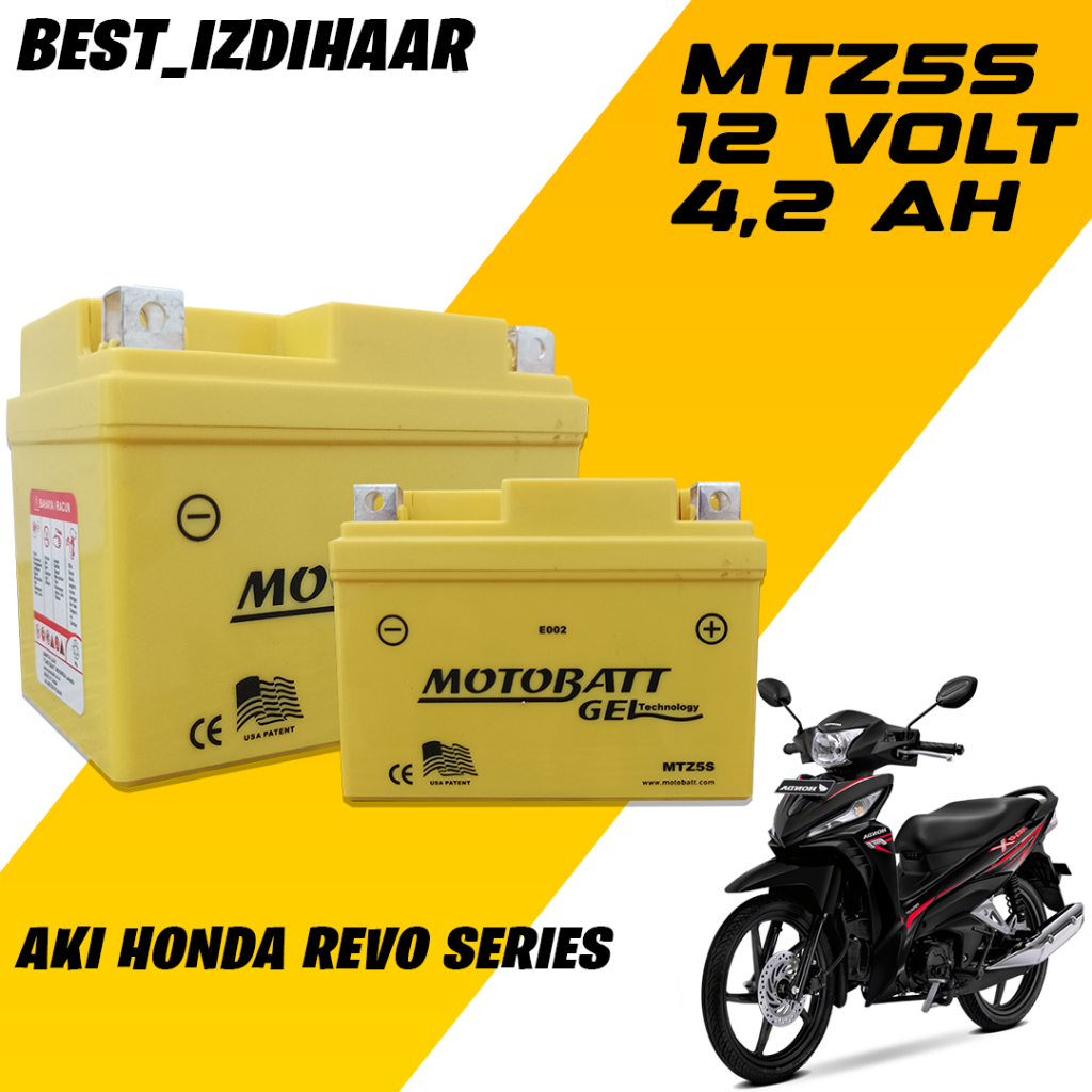 AKI KERING HONDA REVO,AKI MOTOBATT MTZ5S,AKI HONDA REVO ABSOLUT,AKI REVO ,AKI REVO SERIES,AKI HONDA 