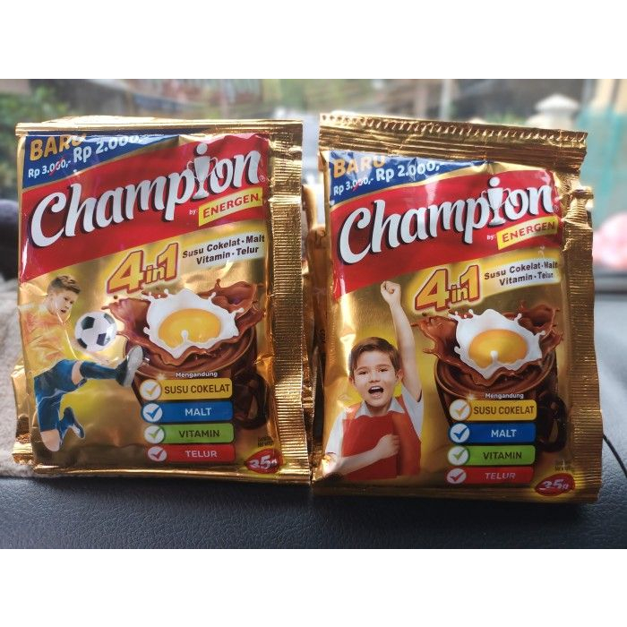 

Energen Champion Minuman Susu Rasa Coklat 4in1 @35gr