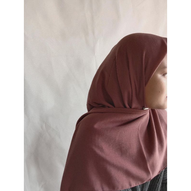 hijab segiempat voal plain/voal premium