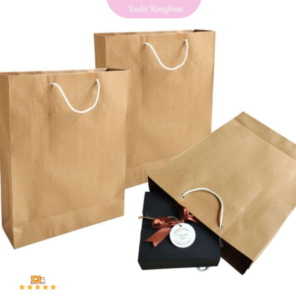 

Paper Bag Craft Coklat Kantong Tas Karton Kado Tas Kado polos
