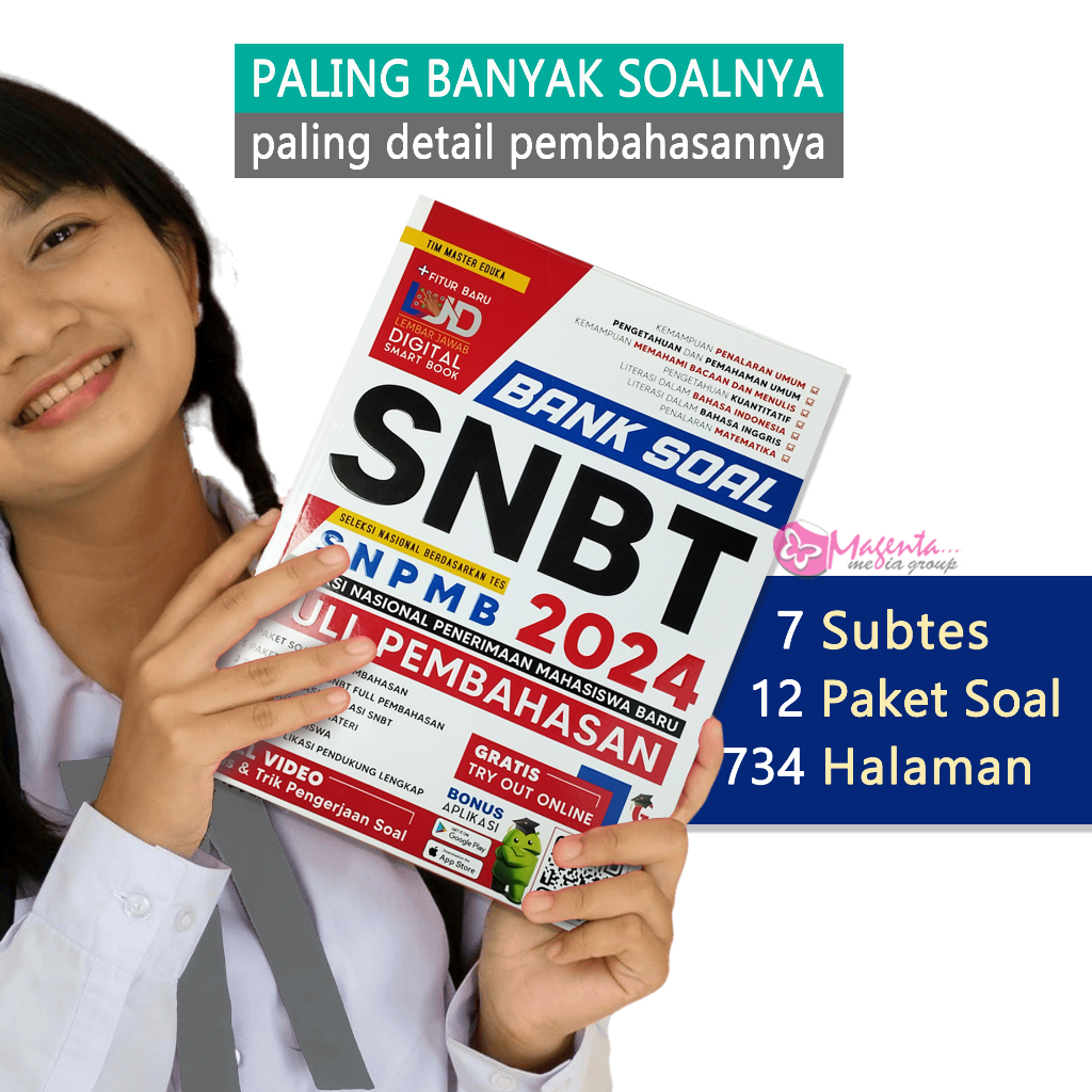 Buku SNBT - Buku SBMPTN - Buku TPS - Bank Soal SNBT SNPMB 2024