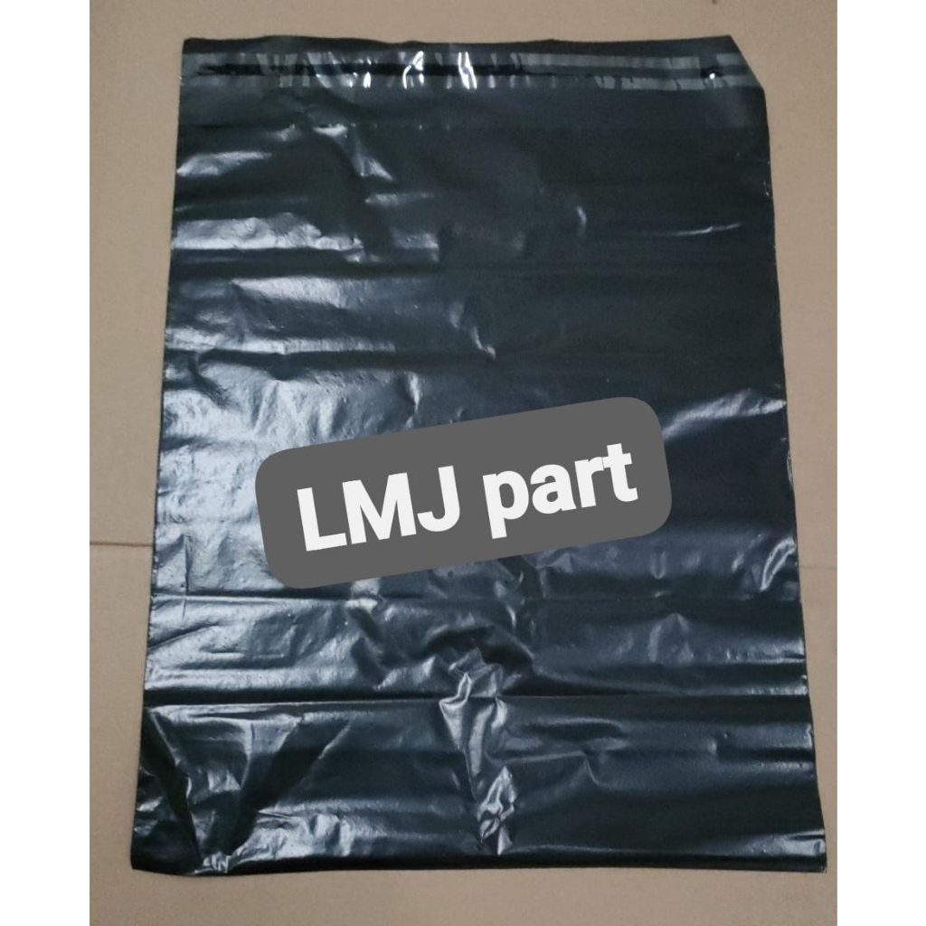 

BUNGKUS PLASTIK PACKING POLY POLYMAILER HITAM 30X40 SEMI GLOSSY