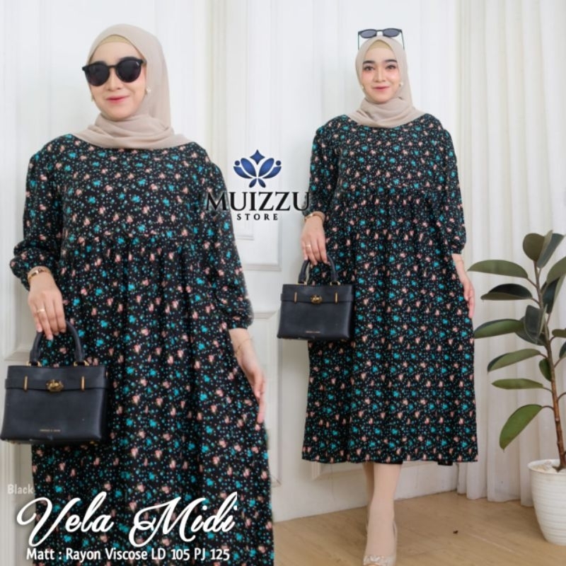 Gamis dress vela midi