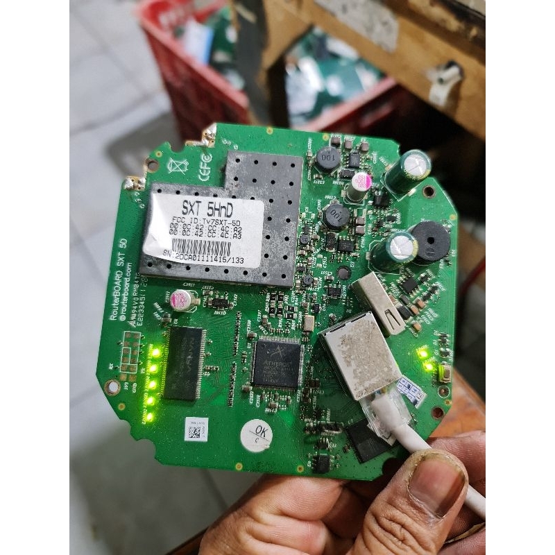 mikrotik rb sxt 5hnd normal bugil mesin doang