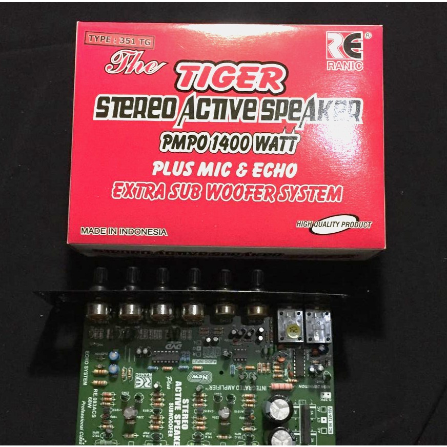 KIT ACTIVE SPEAKER STEREO + ECHO TIGER