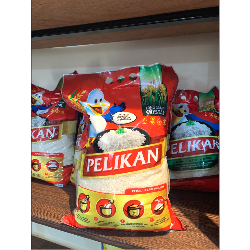 

Beras Pelikan 5kg/ BERAS PELIKAN 5kg Premium