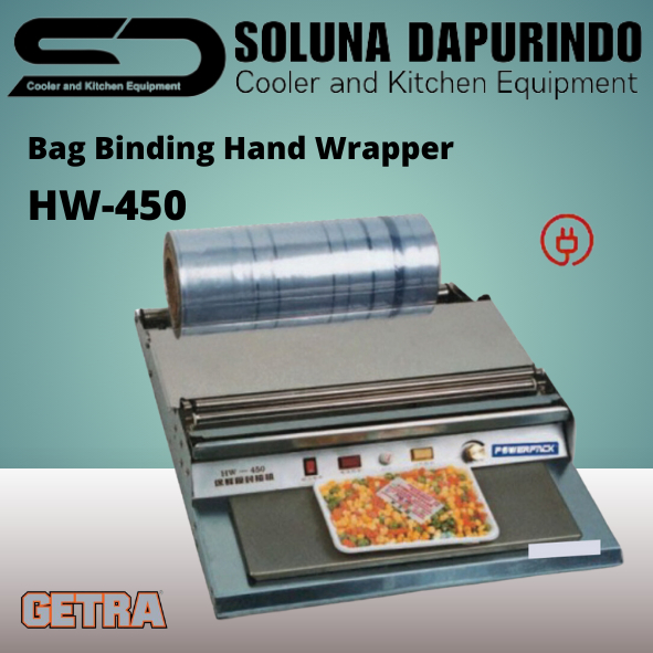 GETRA Hand Wrapping HW-450 / HW450 / Mesin Pembungkus Makanan