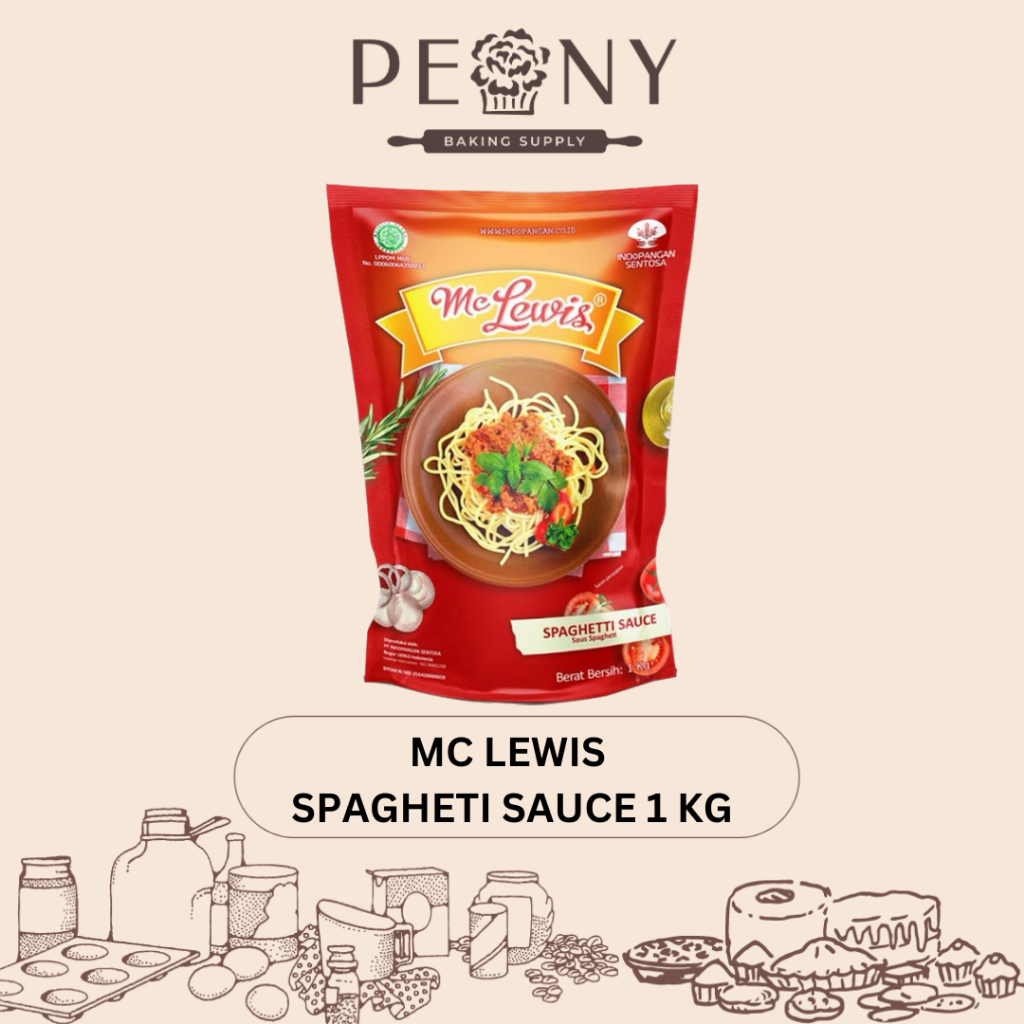 

MC LEWIS SPAGHETTI BOLOGNESE SAUCE 1 KG