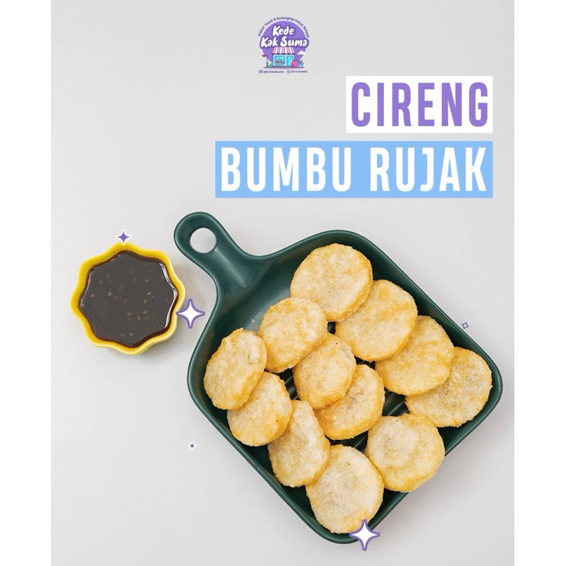 

Cireng bumbu rujak
