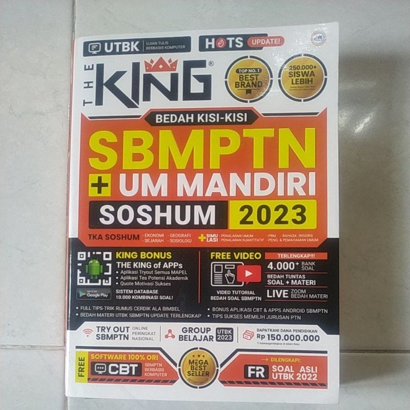 PRELOVED Buku The KING SBMPTN + UM MANDIRI 2023