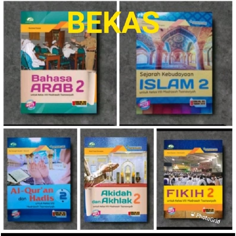Agama kelas 8 SMP SECOND Aqila/ Fikih, Ski, Akidah akhlak, Al Qur'an hadis
