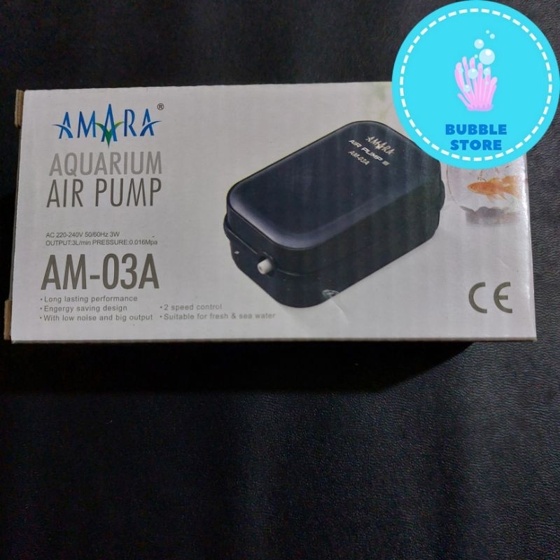 MESIN AERATOR AM-03A / MESIN OKSIGEN AM - 03A/ MESIN GELEMBUNG AMARA AM 03A / AMARA AM 03 A
