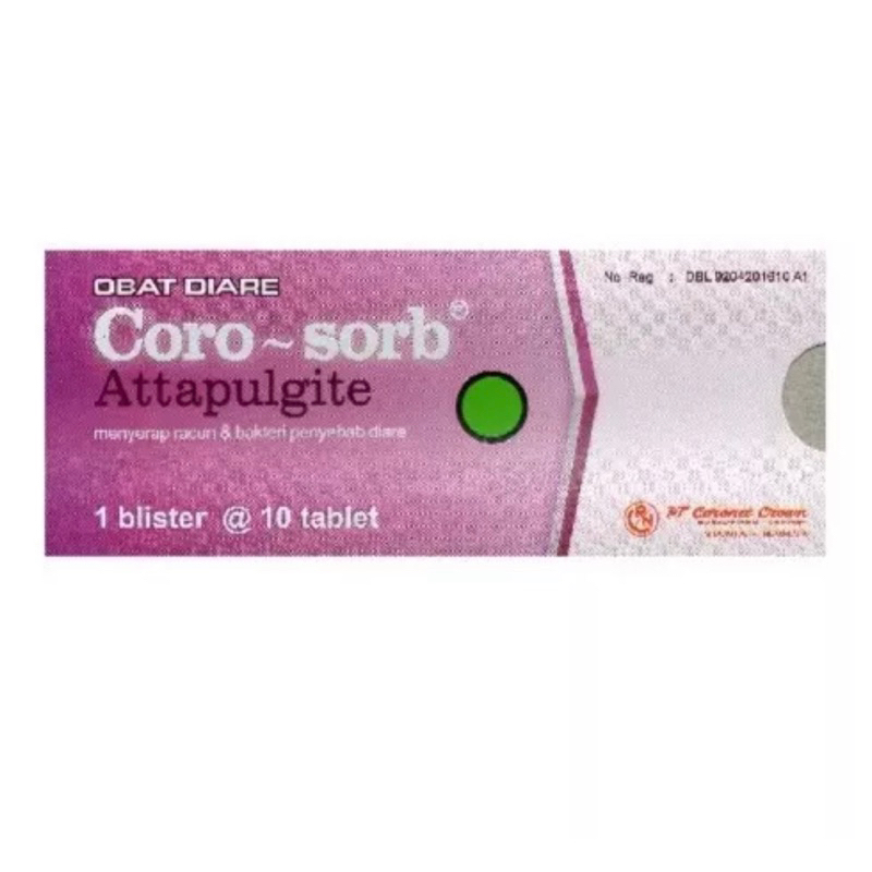 Corosorb Strip 10 Tab - Obat Diare