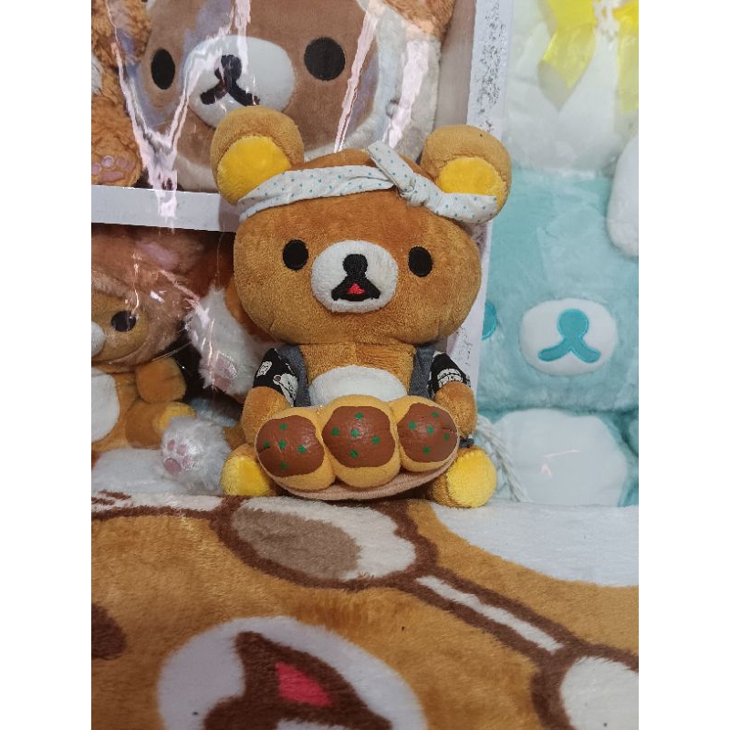 Boneka Rilakkuma Takoyaki