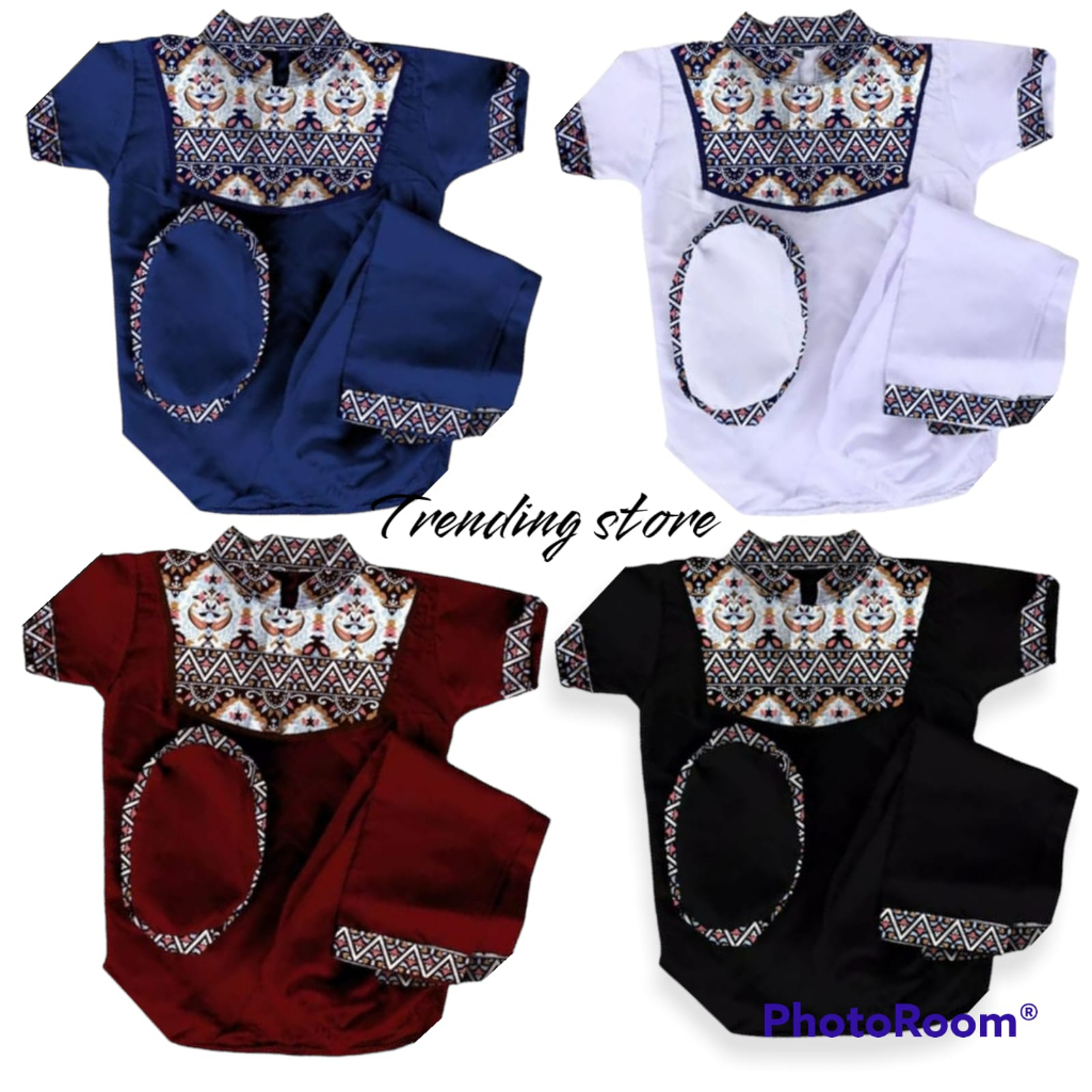 baju koko batik anak laki-laki 1-10 tahun