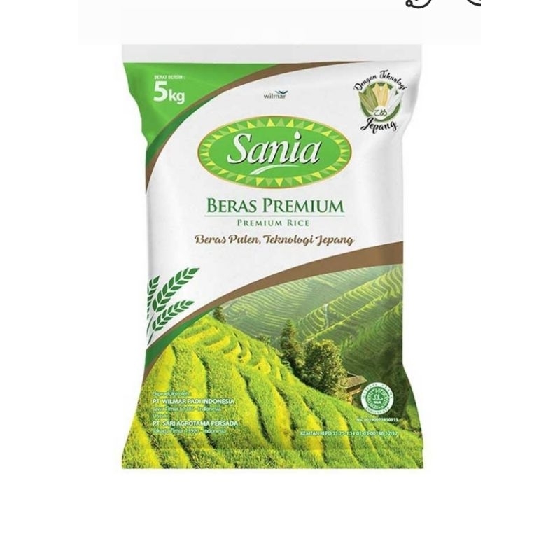 

Beras Premium Sania 5kg