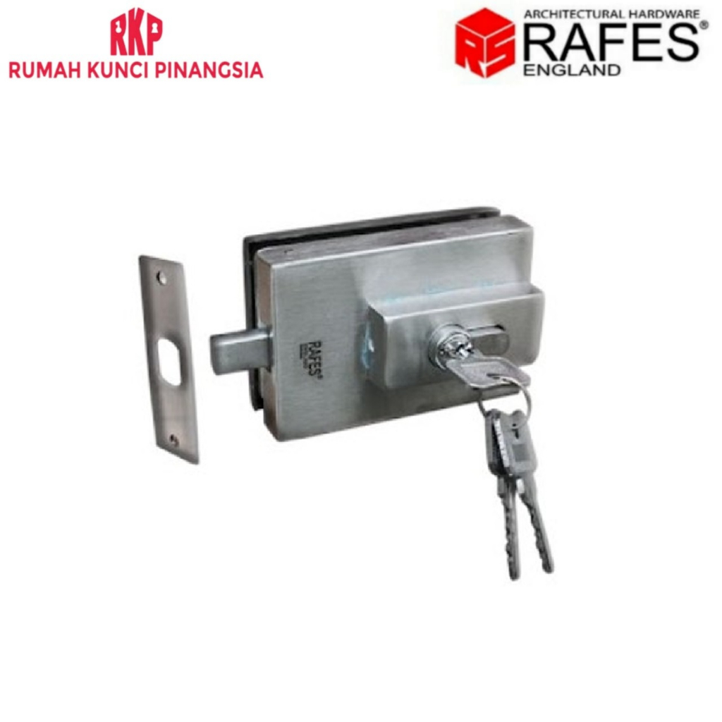 GLASS DOOR LOCK KUNCI PINTU KACA RAFES // PS 1786