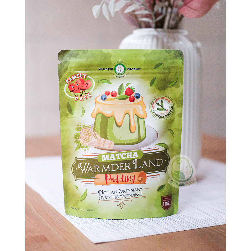 

FAMILY PACK MATCHA WARMDERLAND PUDDING - MATCHA PUDDING 105GR