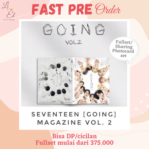 SEVENTEEN [GOING] MAGAZINE VOL 2 + Photocard Set (Fullset/Sharing)