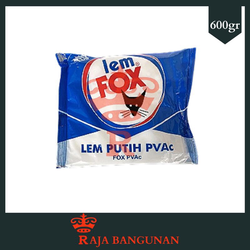 

Lem Fox Lem Putih PVAc Refill Bungkus Biru - 600gr